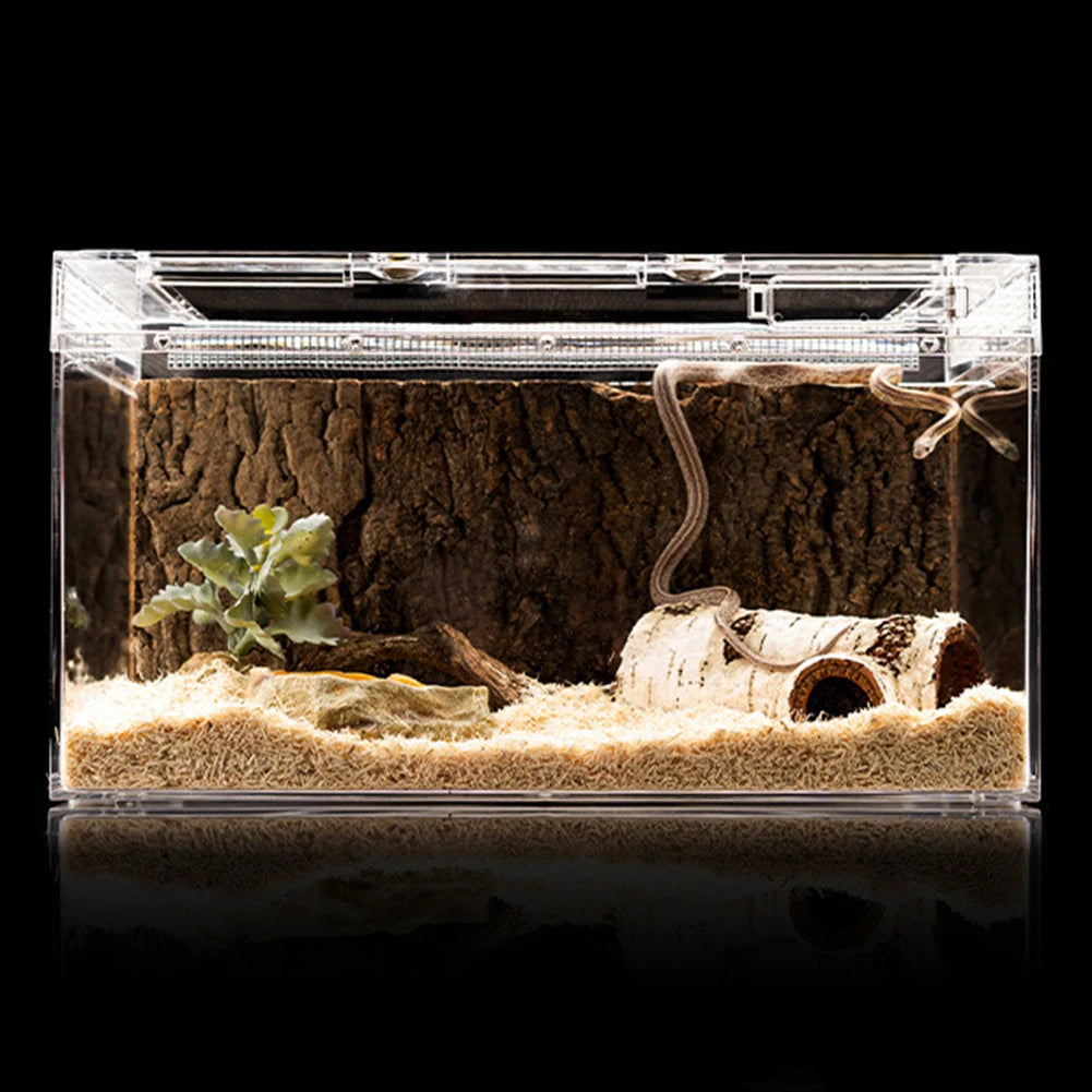 Resin Large Reptile Hide Wooden Bark