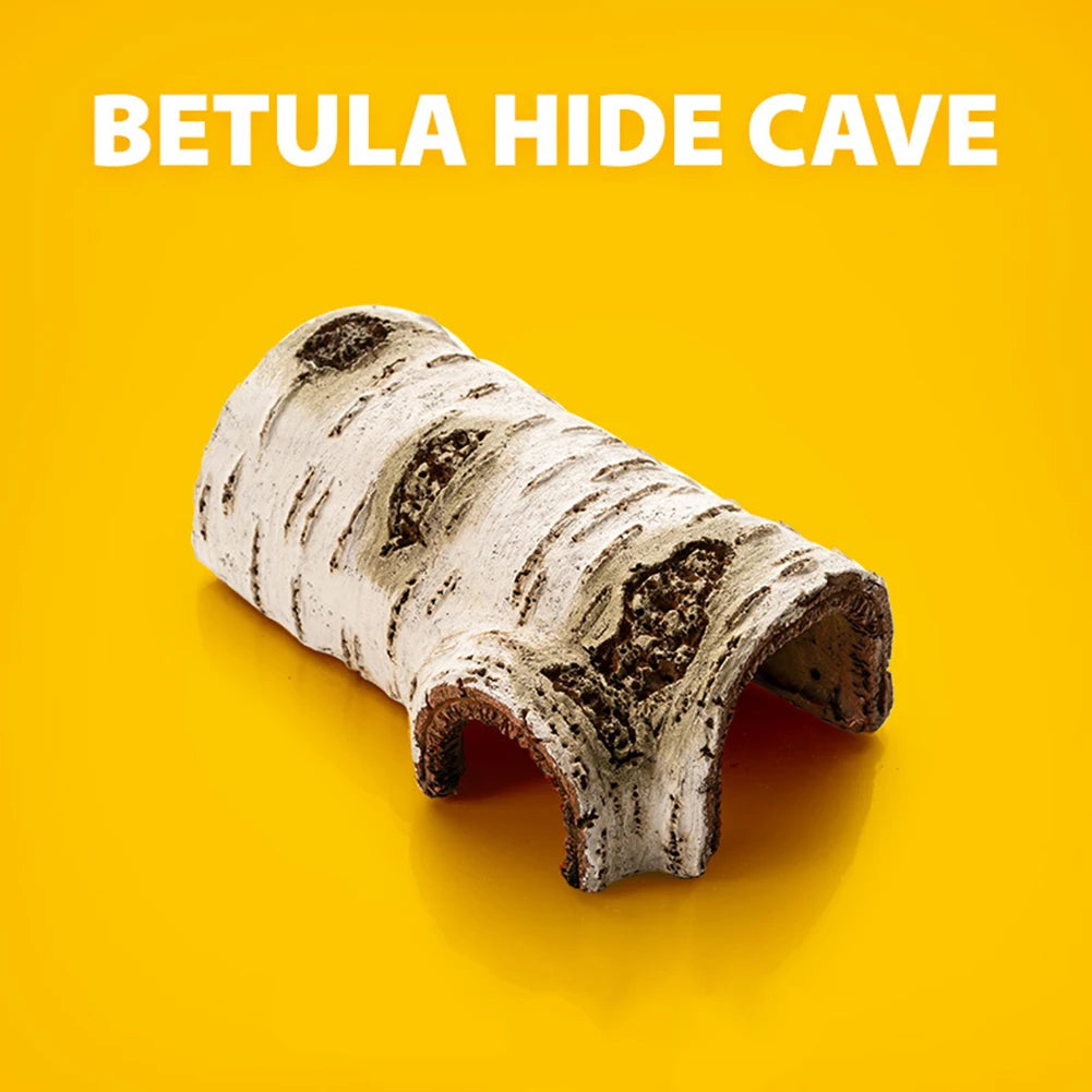 Resin Large Reptile Hide Wooden Bark