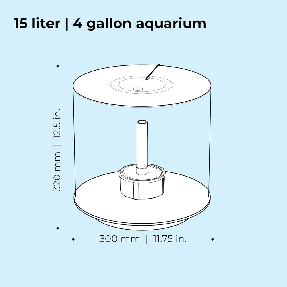 Tube 15 Aquarium with Standard Light