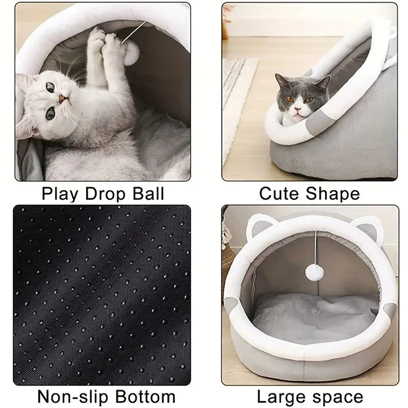 Cartoon Shark Pet Cave Beds