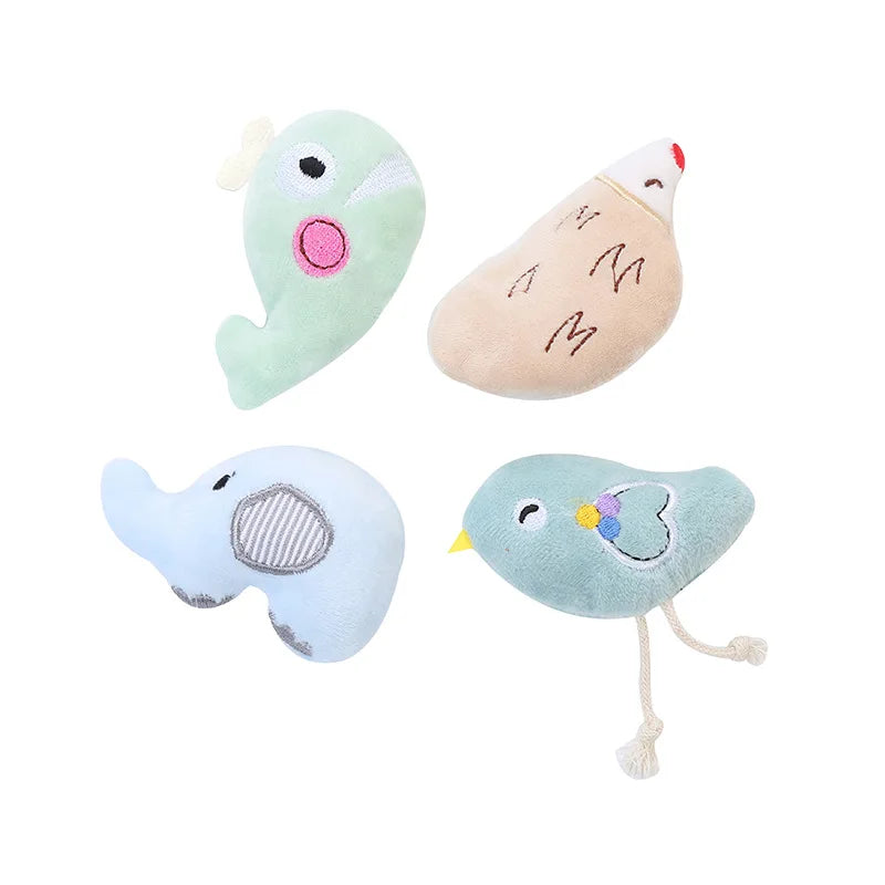Cute Elephant Hedgehog Bird Shaped Plush Toy