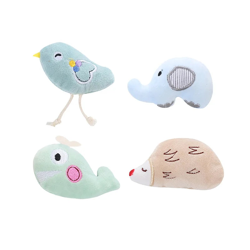 Cute Elephant Hedgehog Bird Shaped Plush Toy
