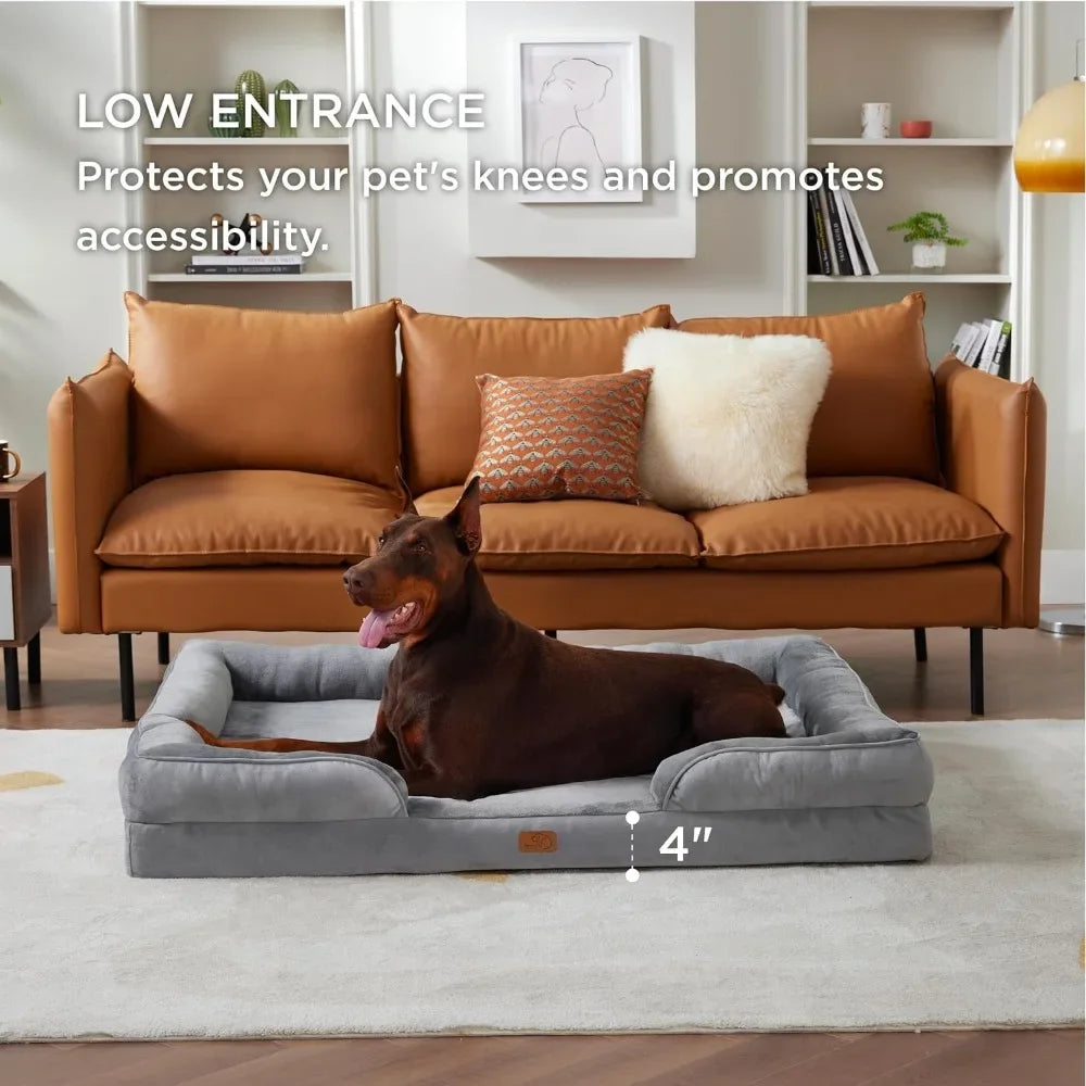 Supportive Foam Pet Couch Bed