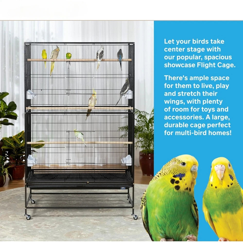 Agaporni Hammertone Black Parakeets Cage for Birds