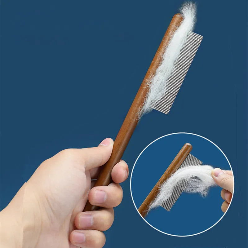 Wooden Pet Hair Remover