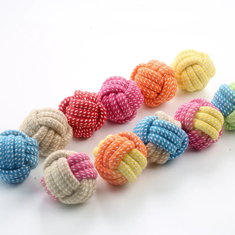 Cotton Chew Knot Ball Toy for Pets