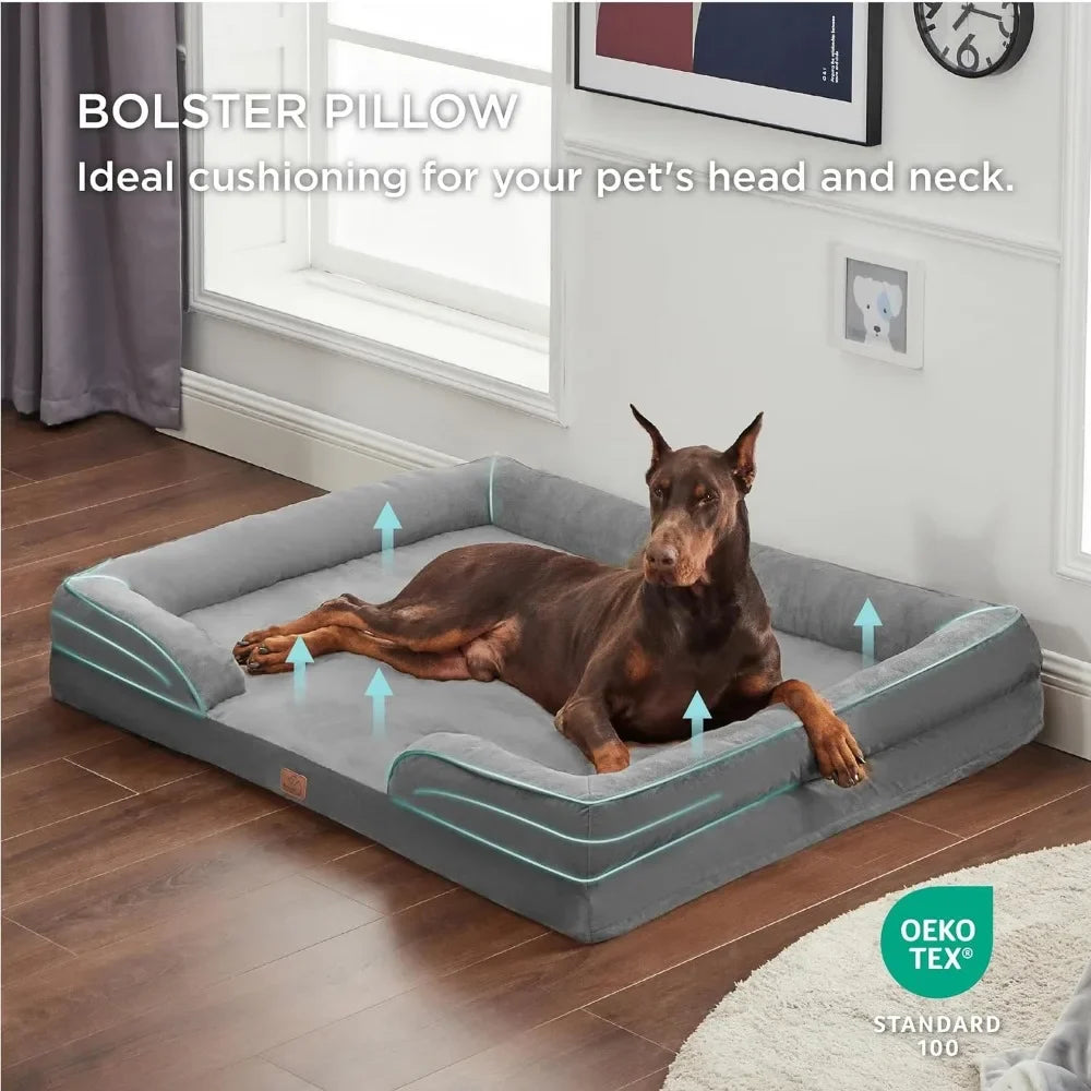 Supportive Foam Pet Couch Bed