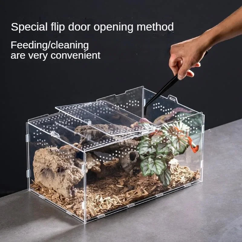 Reptile Habitat Terrarium Breeding Box Case