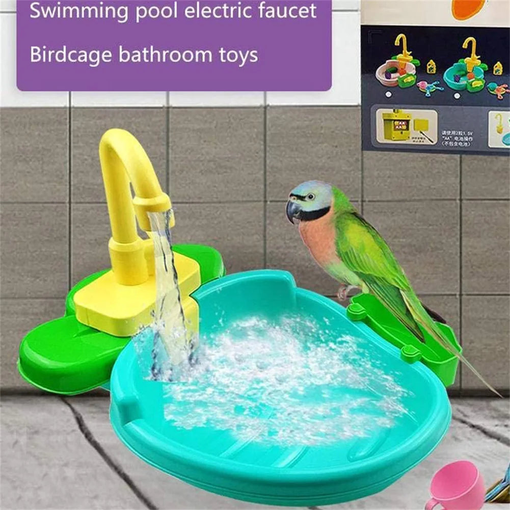 Bird Bath Tub With Faucet