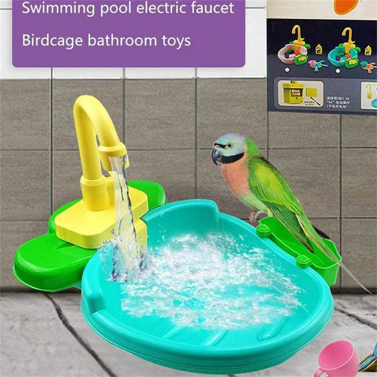 Bird Bath Tub With Faucet