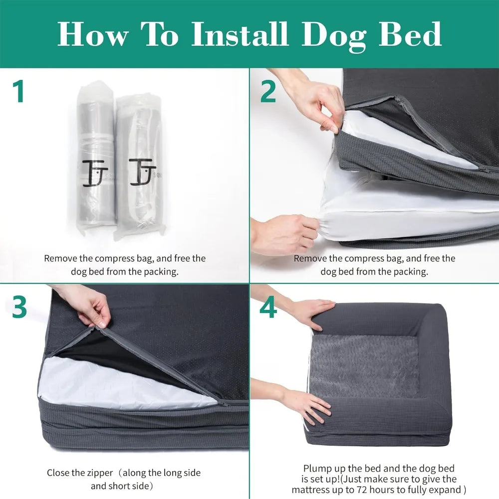 Orthopedic Dog Beds for Large Dogs