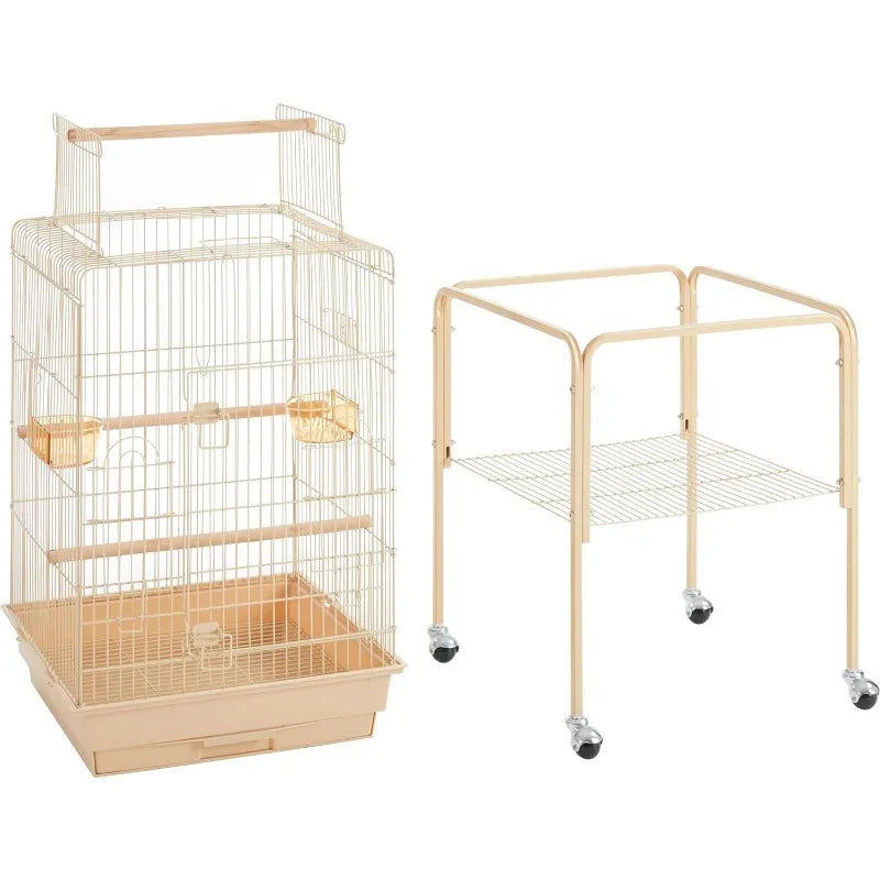 Metal Open Play Bird Cage , 53.5 inch