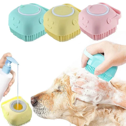 Pet Shampoo Brush Comb