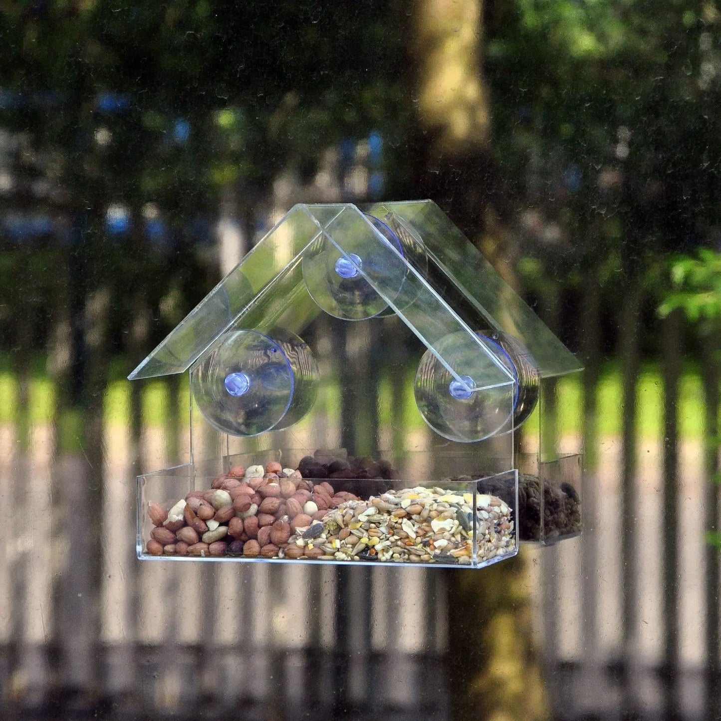 Acrylic Transparent Bird Feeder