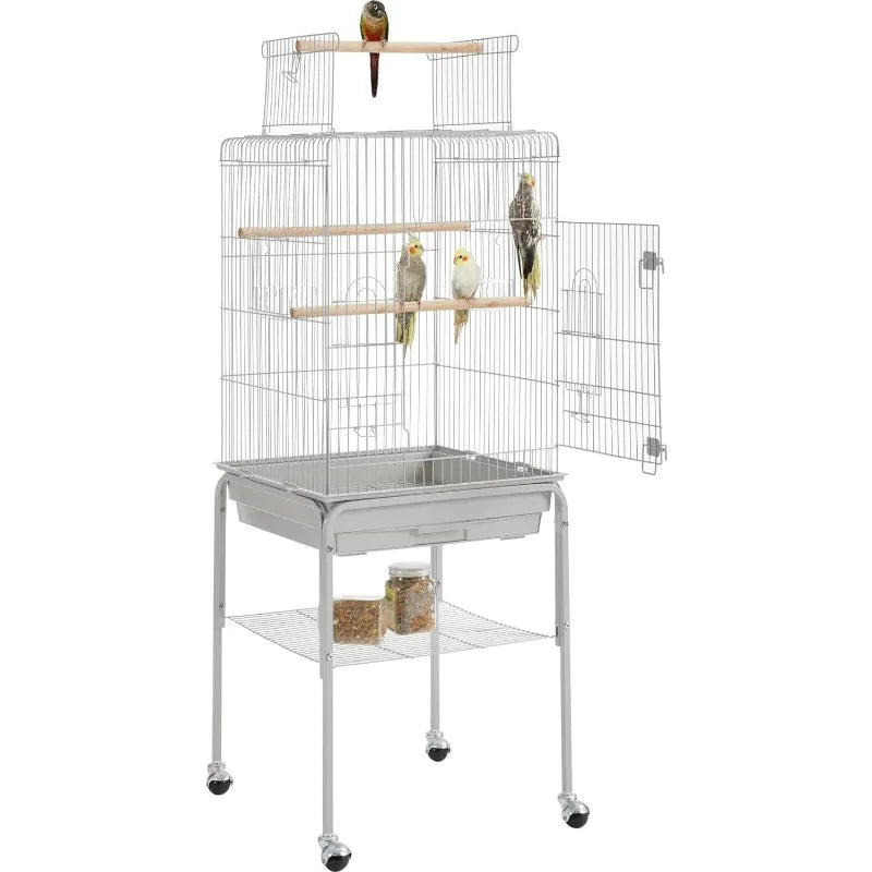 Metal Open Play Bird Cage , 53.5 inch