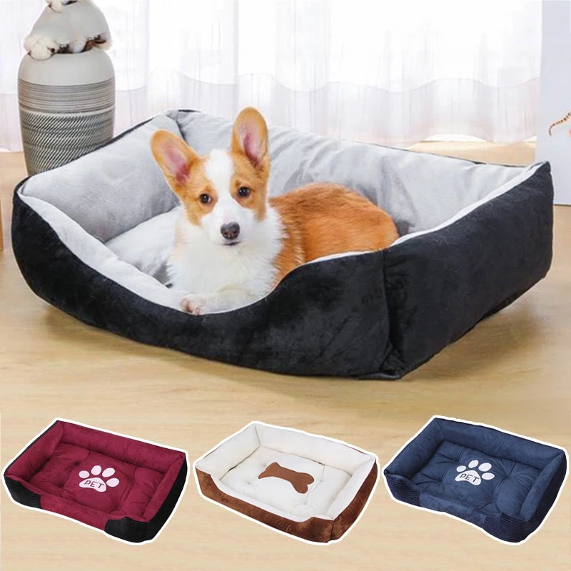 Soft Plusha Kennel Warm Sofa Pet Mats