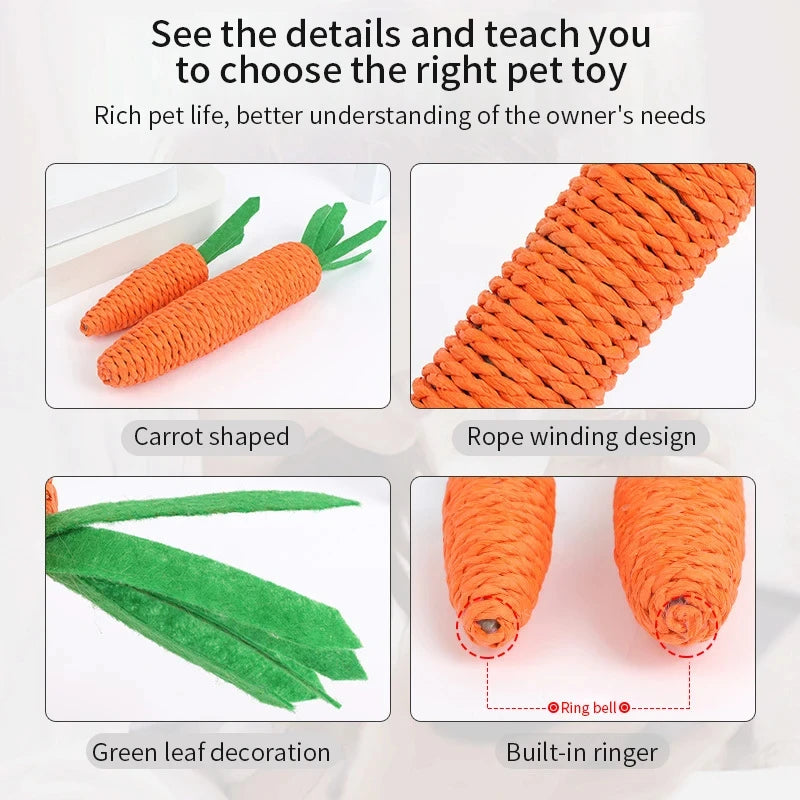 Carrot Sound Pet Chew Toy