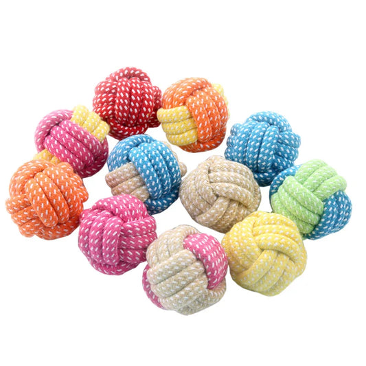 Cotton Chew Knot Ball Toy for Pets