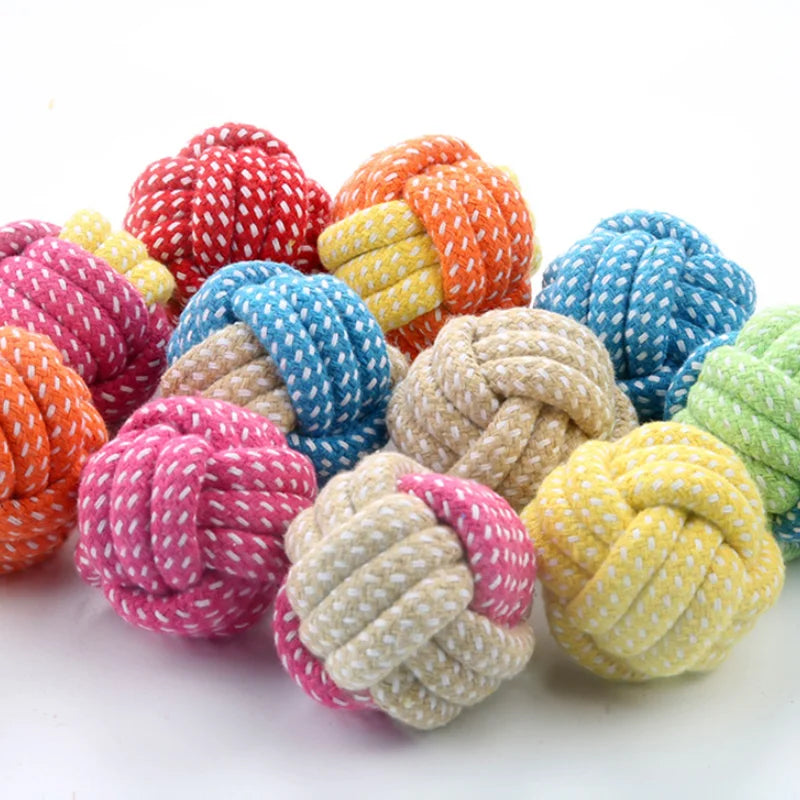 Cotton Chew Knot Ball Toy for Pets