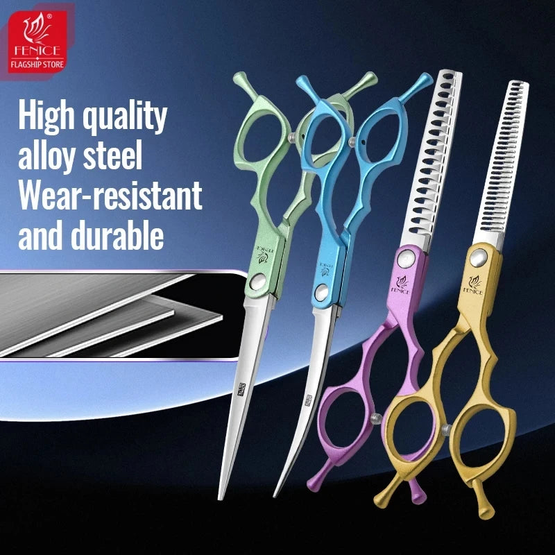 Fenice 6.5 Inch Professional Dog Grooming Scissors Set