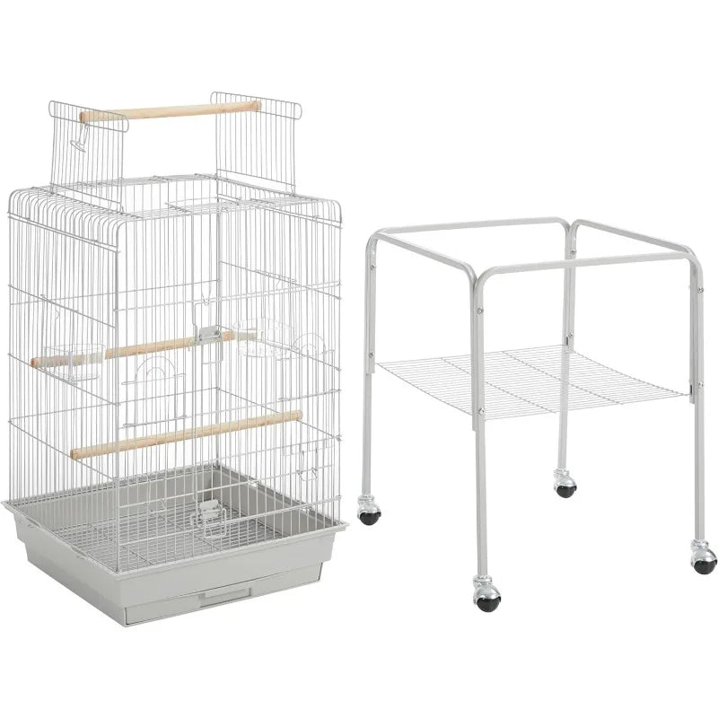 Metal Open Play Bird Cage , 53.5 inch