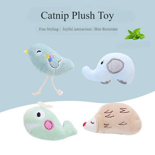 Cute Elephant Hedgehog Bird Shaped Plush Toy