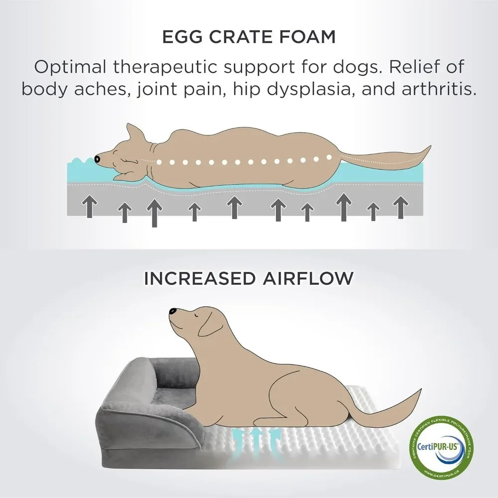 Supportive Foam Pet Couch Bed