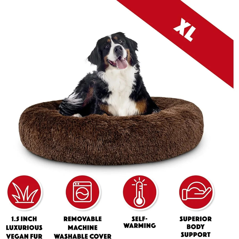 Donut Dog Bed Pillow