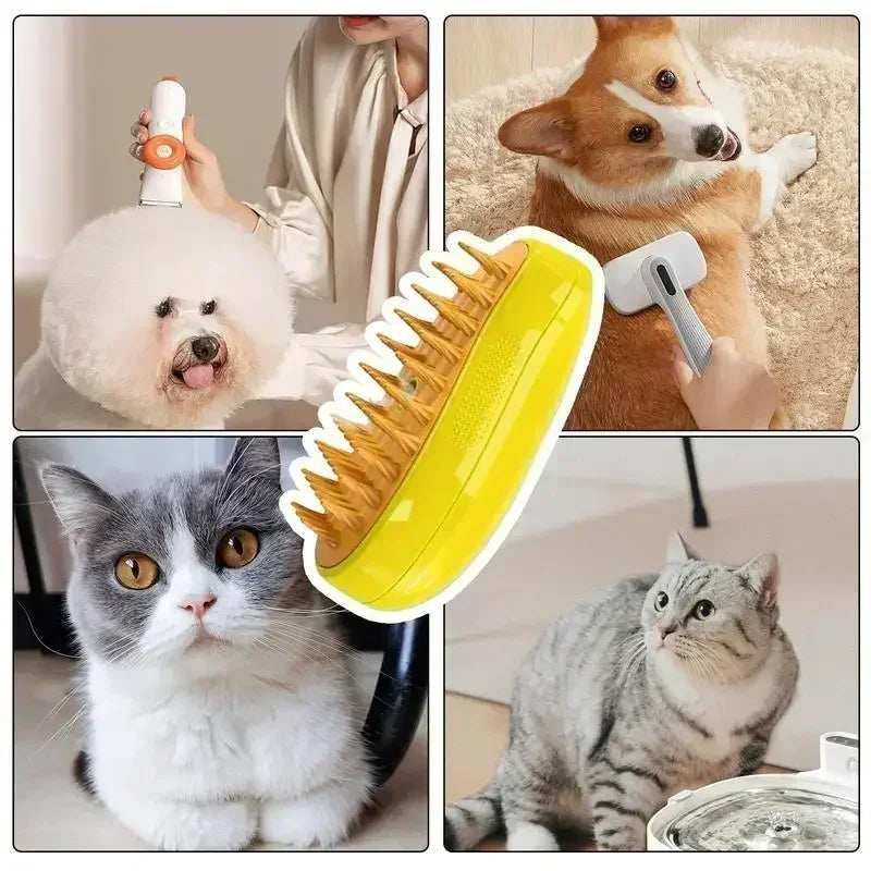 Cat Steam Brush Combs